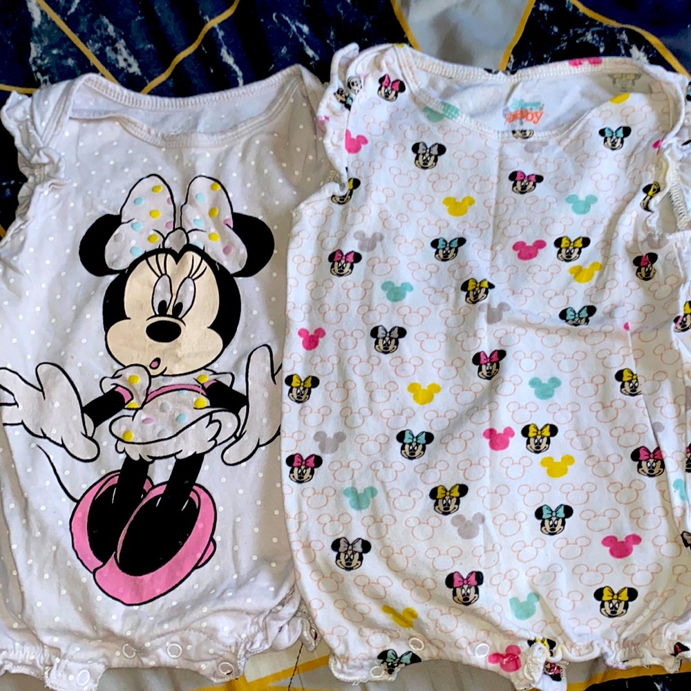 Baby girl Minnie Mouse set pjs